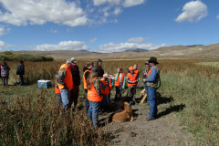 Jeff-going-over-feild-safety-with-hunters-1